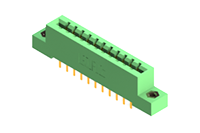 337 Series Card Edge Connector with 22 P.C. Tail Contacts (337-022-520-208) - 