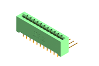 337 Series Card Edge Connector with 22 90 Degree Bend (Code 541 Contacts) (337-022-559-201) - 