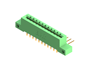 337 Series Card Edge Connector with 22 90 Degree Bend (Code 541 Contacts) (337-022-559-212) - 