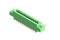 337 Series Card Edge Connector with 22 90 Degree Bend (Code 541 Contacts) (337-022-559-802) - 