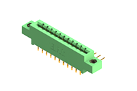 337 Series Card Edge Connector with 22 90 Degree Bend (Code 541 Contacts) (337-022-559-808) - 
