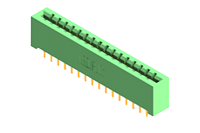 337 Series Card Edge Connector with 32 P.C. Tail Contacts (337-032-520-201) - 