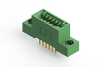 345 Series 0.100 x 0.150 Inch (in) Pitch Card Edge Connector with 12 P.C. Tail Contacts (345-012-520-208) - 