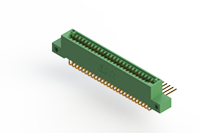 345 Series 0.100 x 0.150 Inch (in) Pitch Card Edge Connector with 52 90 Degree Bend (Code 541 Contacts) (345-052-559-212) - 