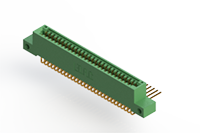 345 Series 0.100 x 0.150 Inch (in) Pitch Card Edge Connector with 56 90 Degree Bend (Code 541 Contacts) (345-056-559-212) - 