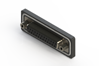 630W Series Waterproof D-Sub Connector with 25 Machined Socket Type Contacts (630-W25-240-012) - 
