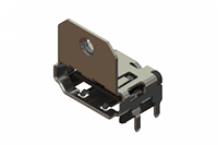 694E Series Right Angle SMT M3 Mounting High Definition Multimedia Interface (HDMI) Type-A Receptacle Connector with 30 Microinches (µin) of Gold Contact Plating  (694E119-664-711)