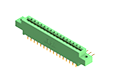 337 Series Card Edge Connector with 32 90 Degree Bend (Code 541 Contacts) (337-032-559-802) - 