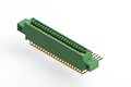 345 Series 0.100 Inch (in) Pitch Card Edge Connector with 44 90 Degree Bend (Code 541 Contacts) (345-044-559-812) - 