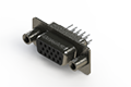 638 Series Vertical High Density D-Sub Connector with 15 Machined Pin Type Contacts (638-015-230-048) - 