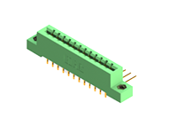 337 Series Card Edge Connector with 24 90 Degree Bend (Code 541 Contacts) (337-024-559-208) - 