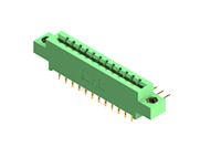 337 Series Card Edge Connector with 24 90 Degree Bend (Code 541 Contacts) (337-024-559-808) - 