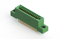 345 Series 0.100 x 0.150 Inch (in) Pitch Card Edge Connector with 26 P.C. Tail Contacts (345-026-520-208) - 