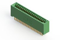 345 Series 0.100 Inch (in) Pitch Card Edge Connector with 38 P.C. Tail Contacts (345-038-520-201) - 