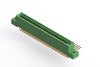 345 Series 0.100 x 0.150 Inch (in) Pitch Card Edge Connector with 62 90 Degree Bend (Code 541 Contacts) (345-062-559-202) - 