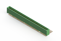345 Series 0.100 x 0.150 Inch (in) Pitch Card Edge Connector with 102 90 Degree Bend (Code 541 Contacts) (345-102-559-201) - 