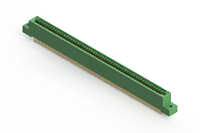 345 Series 0.100 Inch (in) Pitch Card Edge Connector with 114 P.C. Tail Contacts (345-114-520-202) - 