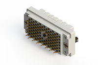 516 Series 0.215 Inch (in) Contact Tail Length Rack and Panel Connector (516-090-520-402) - 