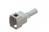 572 Series Wire to Wire Waterproof In-Line Male Connector with 1 Contact Spaces (572-001-000-100) - 
