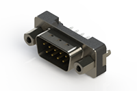 627 Series Vertical Plastic Body D-Sub Connector with 9 Pin Type Contacts (627-009-226-017) - 