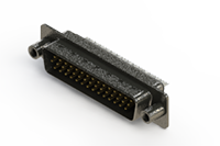 637 Series Vertical High Density D-Sub Connector with 44 Machined Pin Type Contacts (637-044-232-049) - 