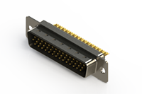 637M Series Machined D-Sub Connector with 44 Machined Pin Type Contacts (637-M44-232-BN1) - 