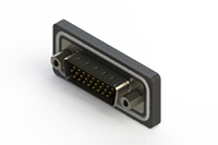 637W Series Waterproof High Density D-Sub Connector with 26 Machined Pin Type Contacts (637-W26-222-012) - 