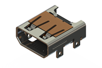 694H Series High Definition Multimedia Interface (HDMI) Type-D Receptacle Connectors