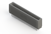 745 Series Press-fit Card Edge Connector with 44 P.C. Tail Type Contacts (745-044-520-201) - 