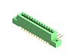 337 Series Card Edge Connector with 24 90 Degree Bend (Code 541 Contacts) (337-024-559-202) - 