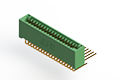345 Series 0.100 x 0.150 Inch (in) Pitch Card Edge Connector with 38 90 Degree Bend (Code 541 Contacts) (345-038-559-201) - 