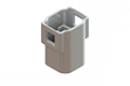 572 Series Wire to Board Waterproof In-Line Male Connector with 1 Board Mount Contacts (572-001-420-101) - 