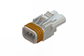 572 Series Wire to Wire Waterproof In-Line Female Connector with 2 Contact Spaces (572-002-000-200) - 