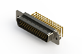 633M Series High Density D-Sub Connector with 44 Machined Pin Type Contacts (633-M44-263-BN2) - 