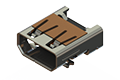 694H Series High Definition Multimedia Interface (HDMI) Type-D Receptacle Connector with 30 Microinches (µin) of Gold Contact Plating  (694H319-666-211)